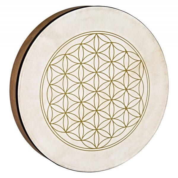 Meinl Sonic Energy Tamburo a Cornice Designed Hand Drum 16″ Ø 41cm Flower Of Life HD16WB-FOL