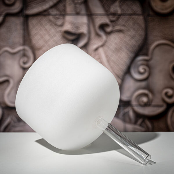 Meinl Sonic Energy Campana di Cristallo 10″ Ø 25cm con Manico Fa4 432 Hz Chakra del Cuore CSBH10F