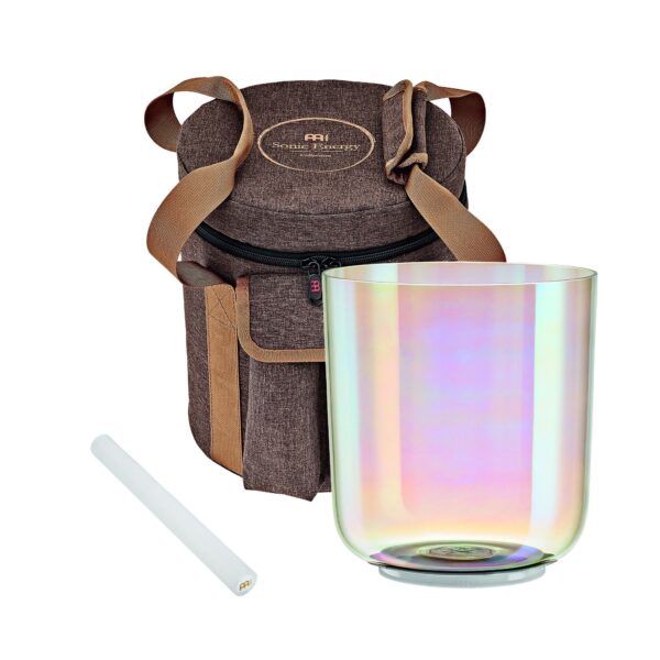 Meinl Sonic Energy Essence Campana di Cristallo 6″ Ø 15cm Mi4 Clear 440 Hz Chakra del Plesso Solare ECSB6E4CL