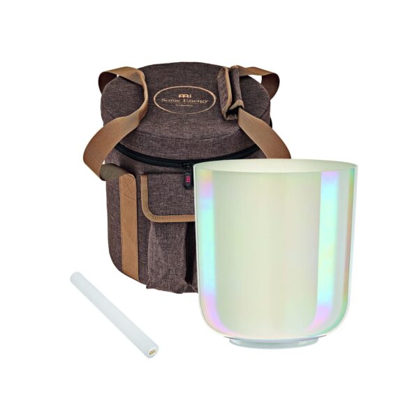 Meinl Sonic Energy Essence Campana di Cristallo 6,7″ Ø 18cm Si3 Creamy 440 Hz Chakra della Corona ECSB7B3C