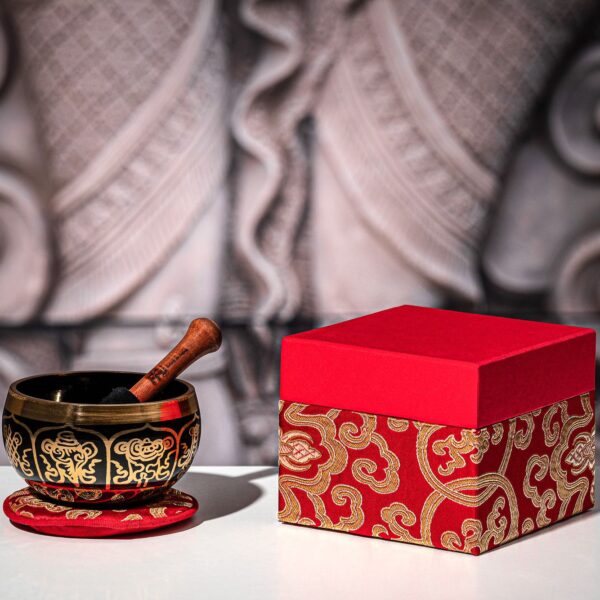 Meinl Sonic Energy Ornamental Campana Tibetana Ottone 3,74″ Ø 9,5cm Red SB-OR-300-R