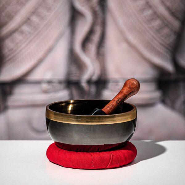 Meinl Sonic Energy Ornamental Om Campana Tibetana Ottone 4,33″ Ø 11cm Black SB-OM-300