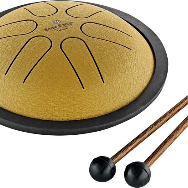 Meinl Sonic Energy Steel Tongue Drum 6″ Ø 15cm Mini Si Maggiore Gold MSTD3G
