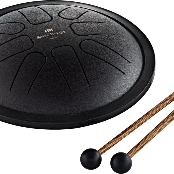 Meinl Sonic Energy Steel Tongue Drum 7″ Ø 17,8cm Small Fa Minore Black SSTD1BK