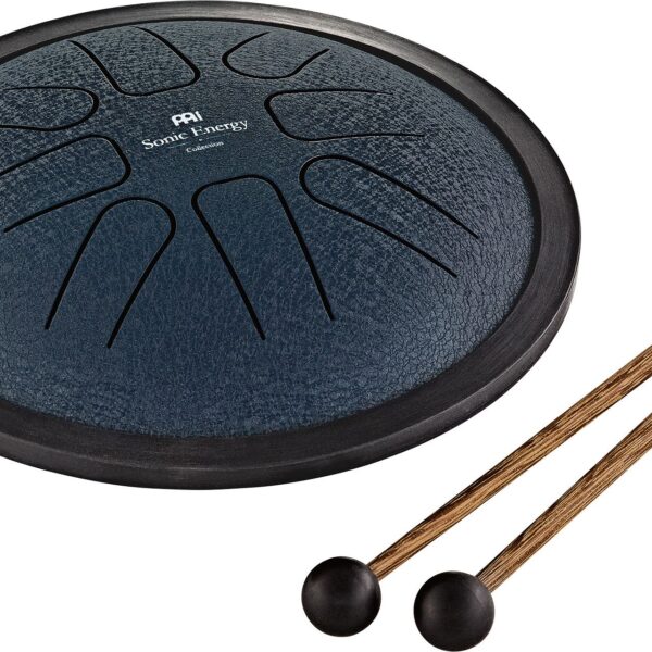 Meinl Sonic Energy Steel Tongue Drum 7″ Ø 17,8cm Small Sol Minore Navy Blue SSTD2NB