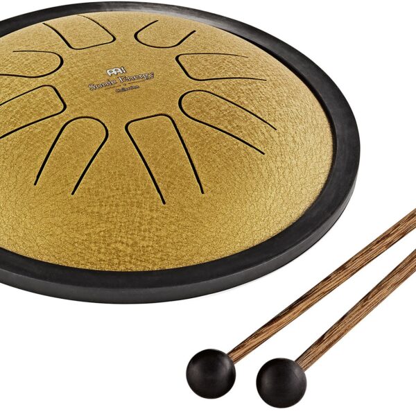 Meinl Sonic Energy Steel Tongue Drum 7″ Ø 17,8cm Small Do Minore Gold SSTD3G