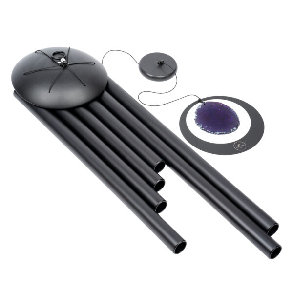 Meinl Sonic Energy Meditation Chime Purple Agate La Maggiore Black 432 Hz 127cm MCDT50ABK