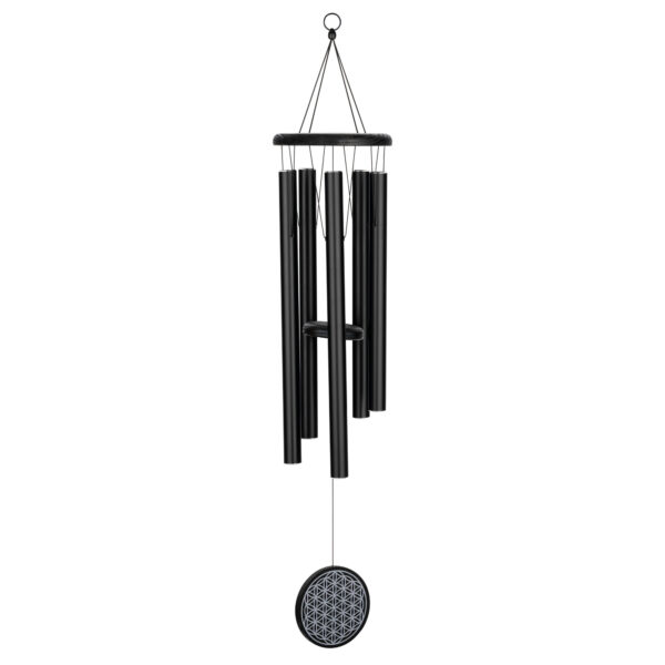 Meinl Sonic Energy Flower of Life Meditation Chime Matte Black 432 Hz 90cm FOLMC36BK