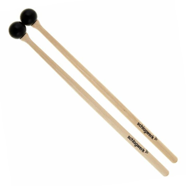 Schlagwerk Coppia Battenti Mallet Gomma Extra Hard 33cm MA101