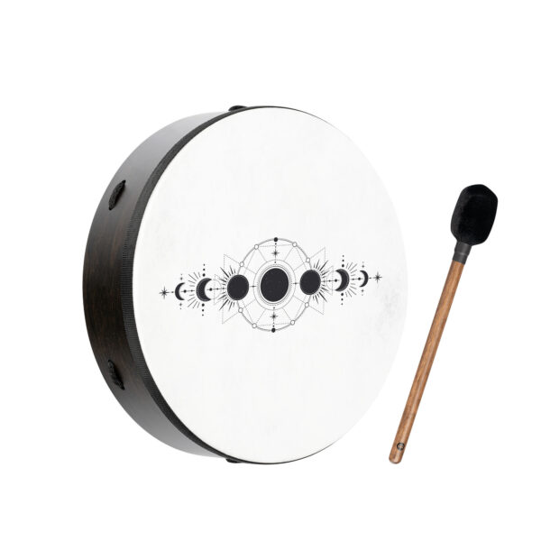Meinl Sonic Energy Tamburo Rituale Drum 14″ Ø 36cm Moon Phases con Battente RD14DWB-SH