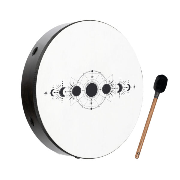 Meinl Sonic Energy Tamburo Rituale Drum 18″ Ø 46cm Moon Phases con Battente RD18DWB-SH