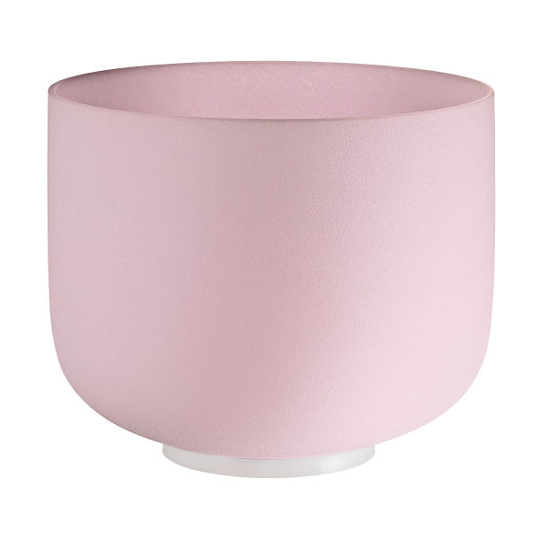 Meinl Sonic Energy Rose Quartz Campana di Cristallo 10″ Ø 25cm Fa4 432 Hz Chakra del Cuore CSBR10F