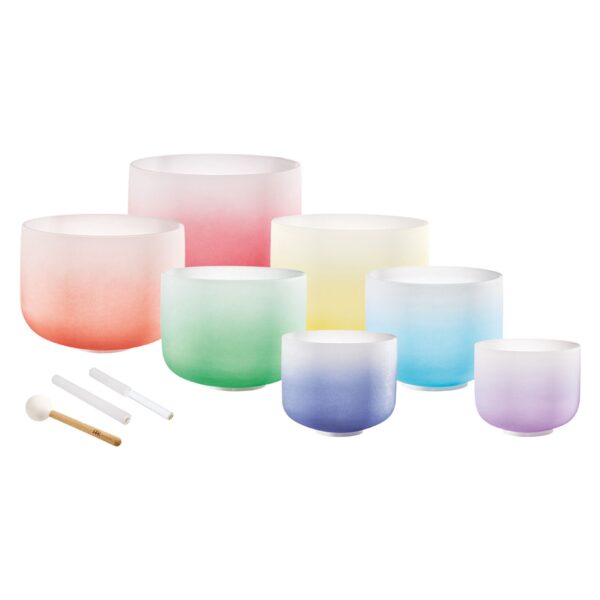 Meinl Sonic Energy Set 7pz Campane di Cristallo Frosted 440 Hz CSBCSETCHA