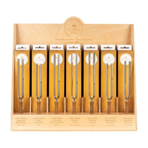 Meinl Sonic Energy Set 21pz Diapason Tuning Fork Chakra con Display TF-DISPLAY