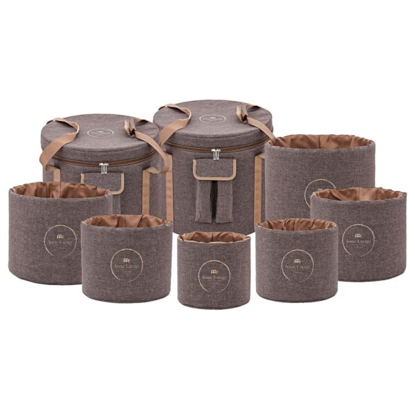 Meinl Sonic Energy Set 7pz Custodie per Campane di Cristallo Brown Travel Set CSBPSSET3