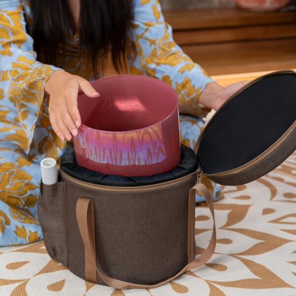 Meinl Sonic Energy Essence Solfeggio Campana di Cristallo 8″ Ø 20cm Fa3 174 Hz Brandy Rose ESOLCSB174