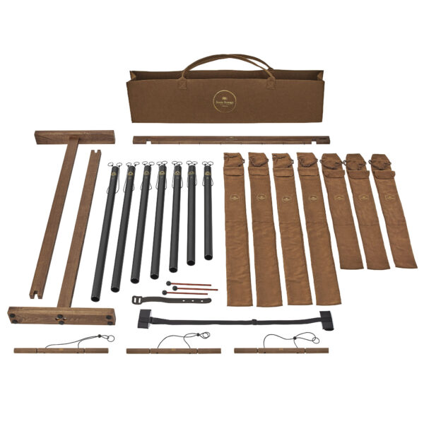 Meinl Sonic Energy Sound Bath Tube Chime Chakra Set 7pz Black 432 Hz SBTSETCHA