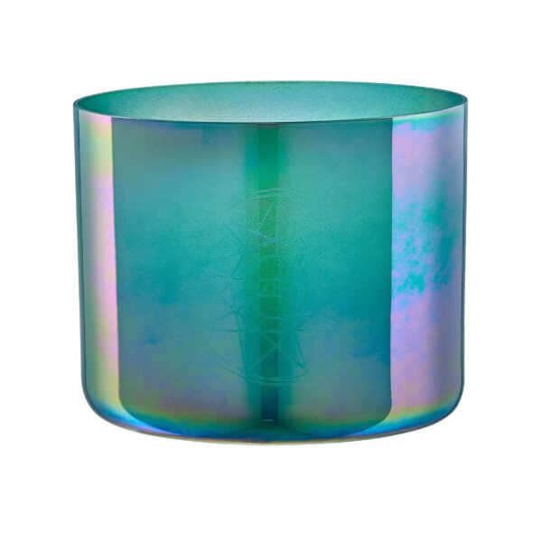 Meinl Sonic Energy Essence Solfeggio Campana di Cristallo 6,75″ Ø 17cm Do#4 285 Hz Turquoise Green ESOLCSB285