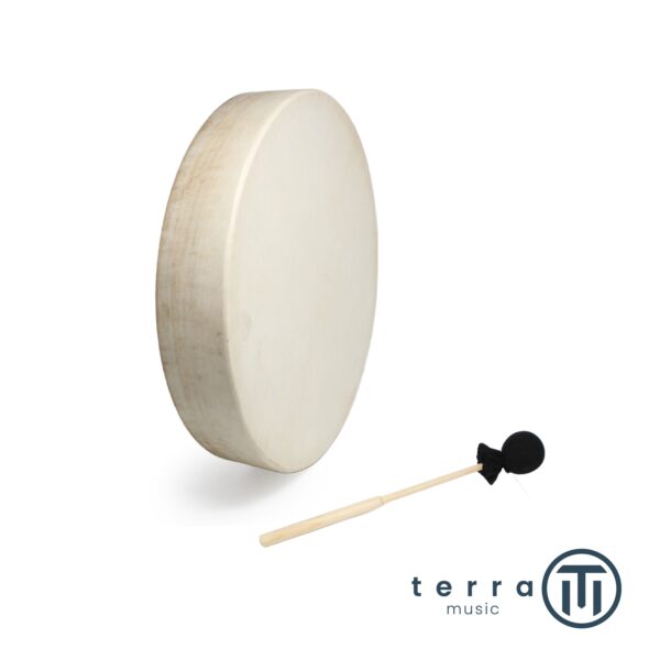 Tamburo Sciamanico Thunder Drum Artigianale in Pelle 16″ Ø 41cm