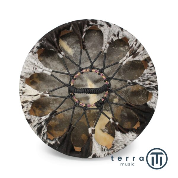 Tamburo Sciamanico Rituale Artigianale in Pelle 18″ Ø 46cm