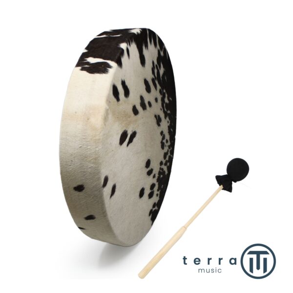 Tamburo Sciamanico Rituale Artigianale in Pelle 18″ Ø 46cm