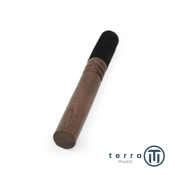 Mallet Battente Artigianale in Legno e Pelle per Campana Tibetana