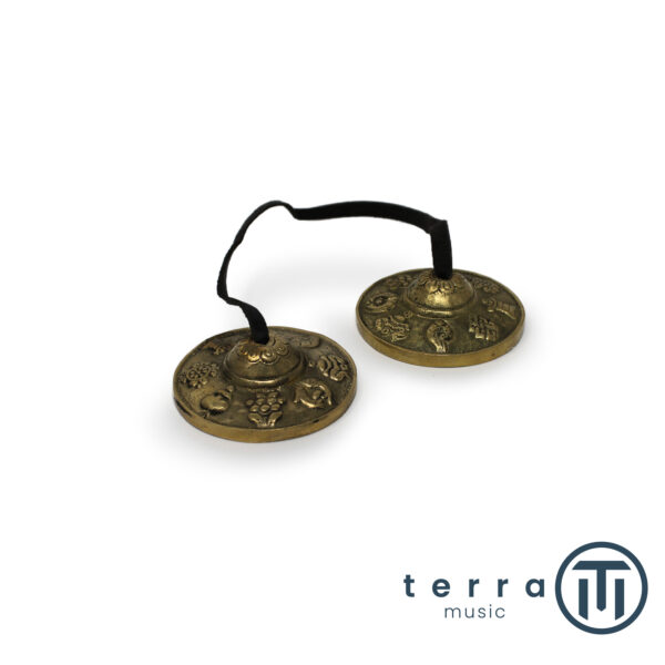 Korama Coppia Piattini da Dita Tingsha Oriental Ø 6,5cm