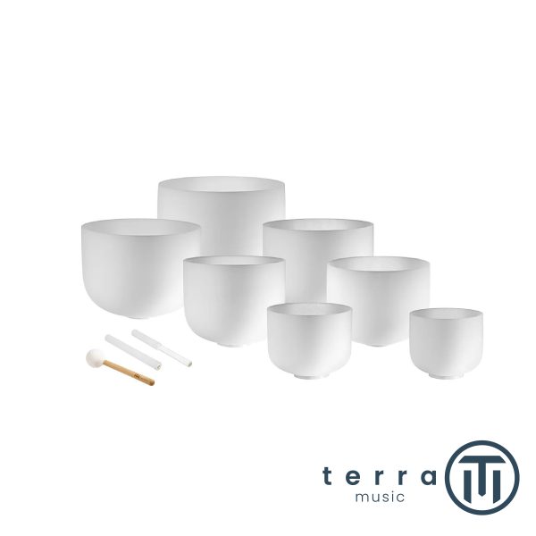 Meinl Sonic Energy Set 7pz Campane di Cristallo 7 Chakra 432 Hz CSBSETCHA