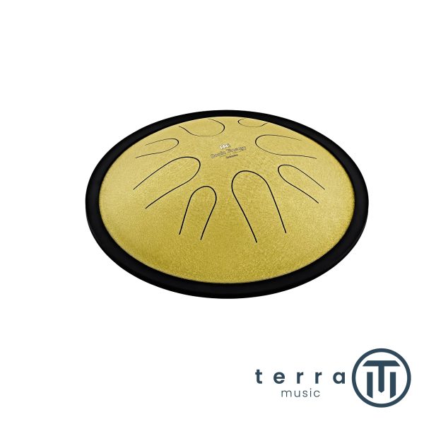 Meinl Sonic Energy Steel Tongue Drum 10″ Ø25cm Compact Re Minore 432 Hz Gold CSTD3G