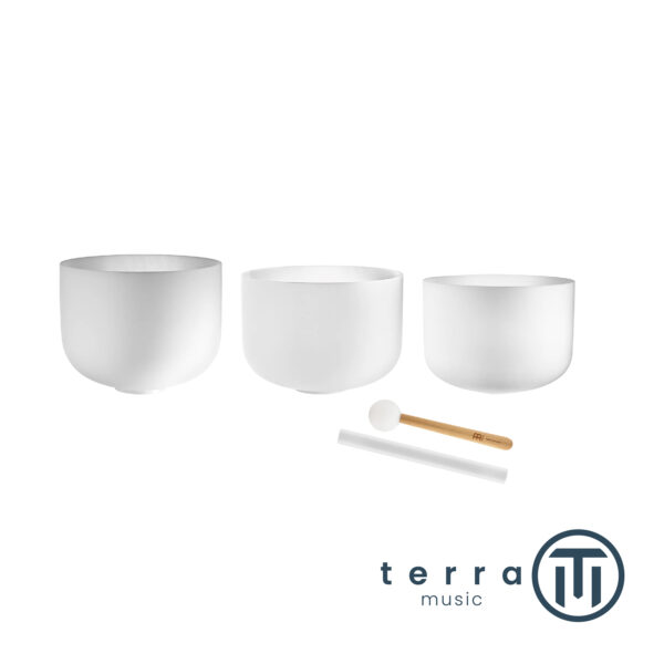 Meinl Sonic Energy Set 3pz Campane di Cristallo 440 Hz 12G/14E/16C CSBMSETCEG