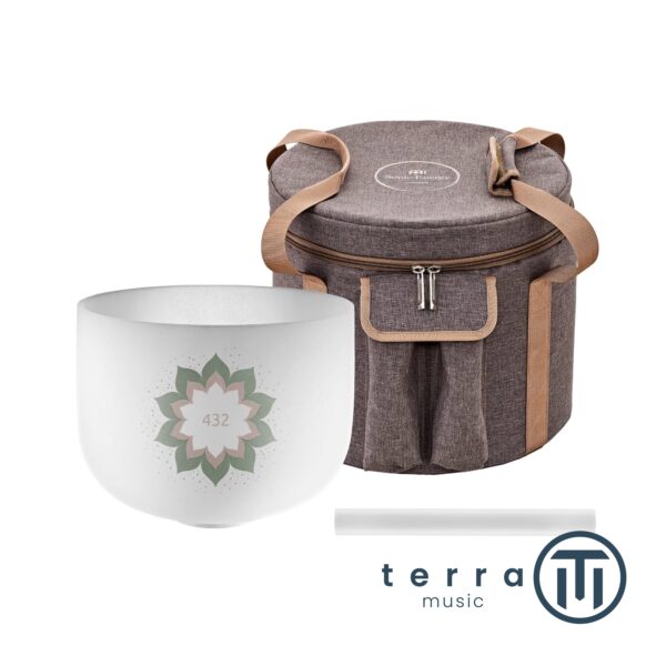 Meinl Sonic Energy Campana di Cristallo 9″ Ø 22cm La 432 Hz Fiore di Loto CSB432LF