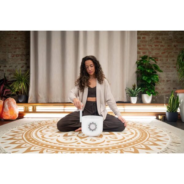 Meinl Sonic Energy Campana di Cristallo 9″ Ø 22cm La 432 Hz Fiore di Loto CSB432LF