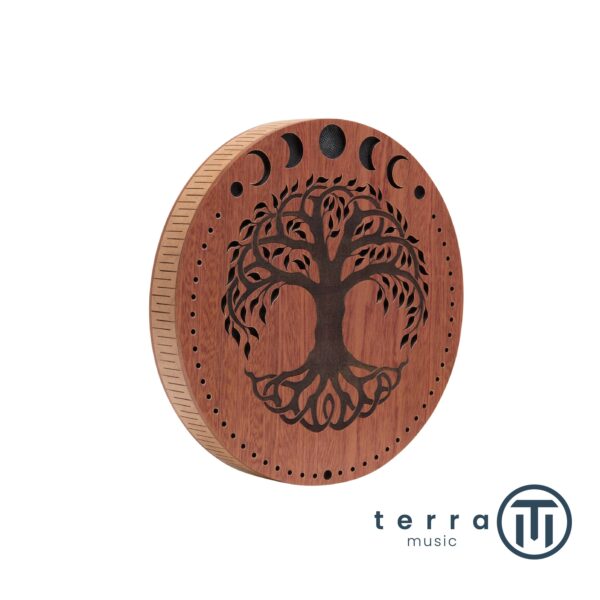 Meinl Sonic Energy Rain Disk 10″ Ø 25 cm Moon Phases & Tree of Life Carving RDS10MTOL