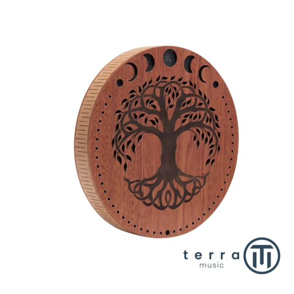 Meinl Sonic Energy Rain Disk 12″ Ø 30 cm Moon Phases & Tree of Life Carving RDS12MTOL