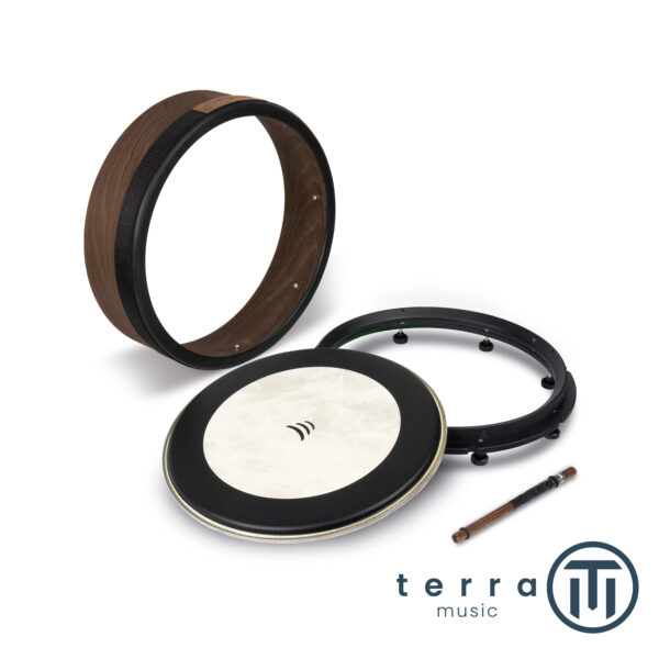 Schlagwerk Bodhran Frame Drum NeoTrad Nero 14″ Ø 36cm RTB14BLK